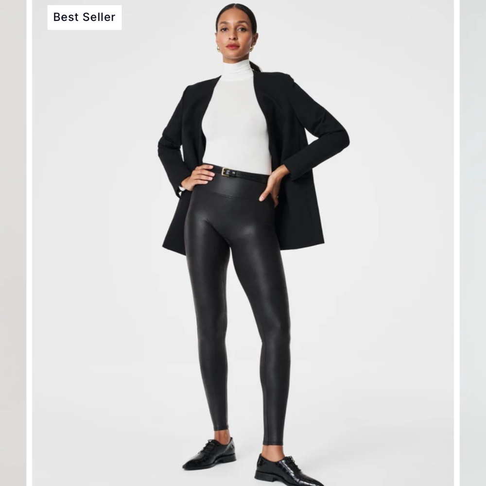 Spanx Faux Leather Leggings